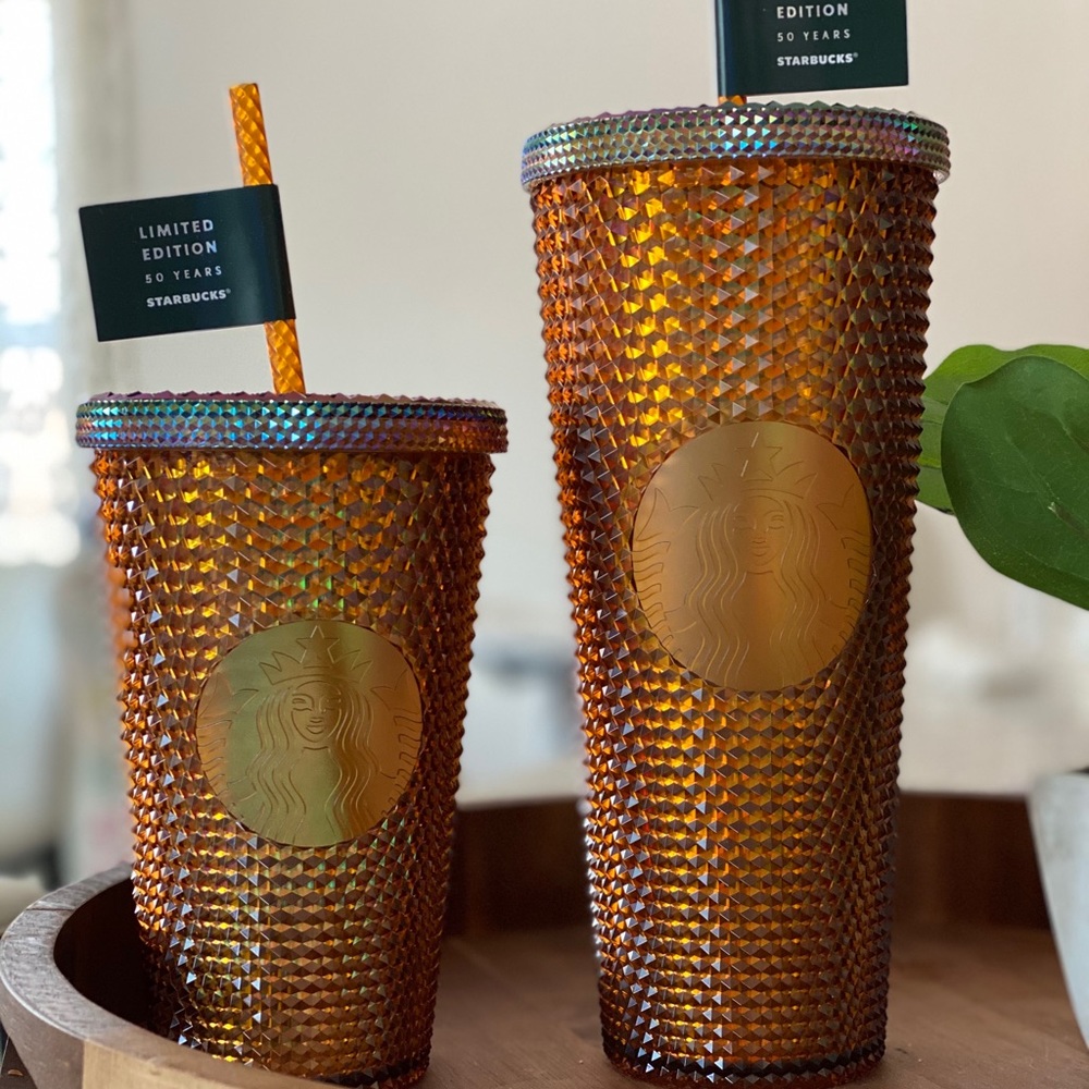 Starbucks Limited 50th Anniversary Gold Cup Set